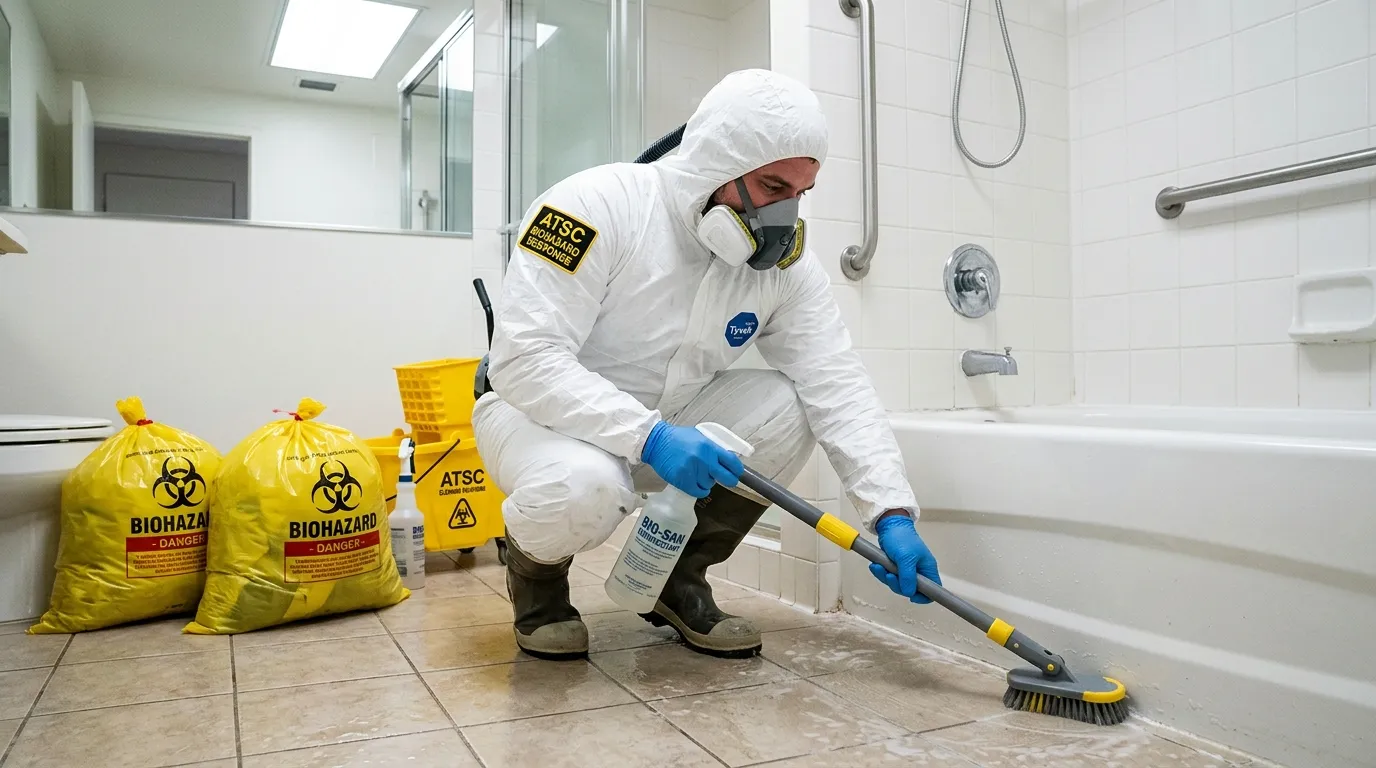 Decontamination equipment deployed for Blood Cleanup in Superior